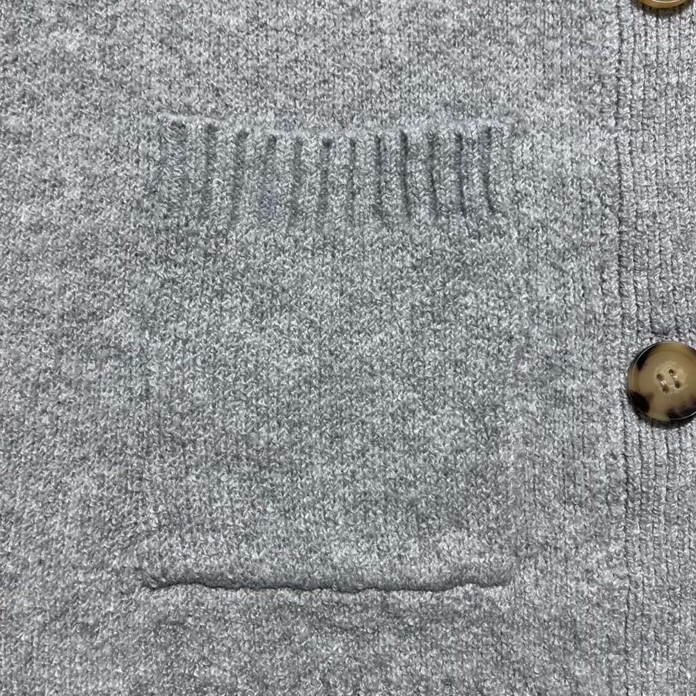 No‎ Boundaries Juniors Grandpa Cardigan Button Front Size XXS (00) Light Gray - Picture 4 of 11